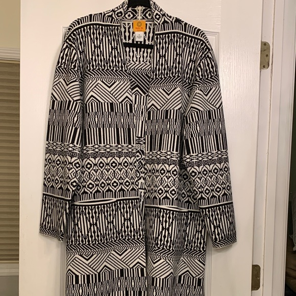 Ruby Rd. Jackets & Blazers - Ruby Road black & white sweater/jacket